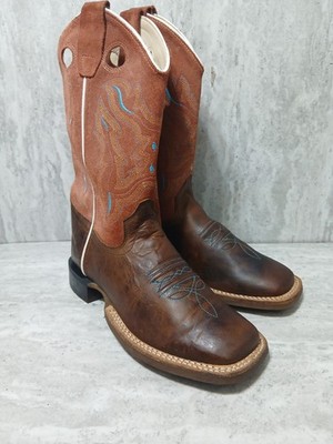 Cody James Boys' Inlay Western Boots - Broad Square Toe Size 5.0D