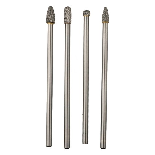 4PCS Porting Kit di Strumenti di Lucidatura Carburo di Tungsteno Alluminio Frese-Per-Scultura - Foto 18 di 20