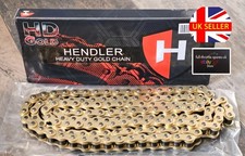 fits: HONDA CB 125 F 2021-2026 NEW GOLD HEAVY DUTY MOTORCYCLE DRIVE CHAIN UK:-)