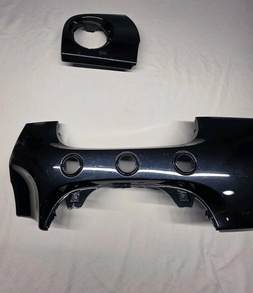 2012–2015 Fiat 500 Abarth OEM Fathom Blue Dash Trim Panel Air Vent Bezel - Image 4 of 4