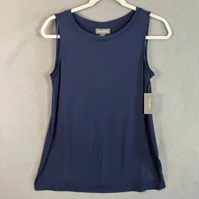 Style & Co Women's Sleeveless Tank Top Size S Industrial Blue NWT