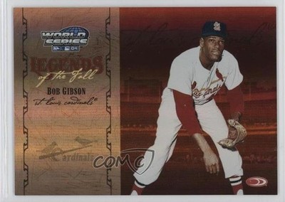 2004 Donruss World Series Legends of the Fall Holofoil /25 Bob Gibson HOF b9e
