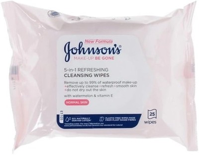 Johnson's Make Up Be Gone Erfrischende Tücher 25 Stück 1er Pack