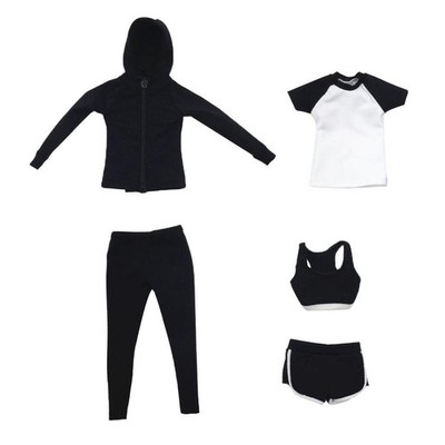1/6 Damen Sportanzug Set Damenbekleidung Für 12-Zoll-Actionfigur Körperpuppe