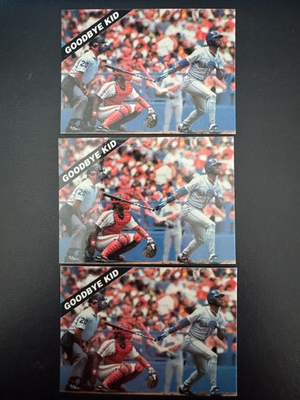 #ad 1991 Dealer Oddball KEN GRIFFEY JR 3 Card Lot Mariners MLB HOF 1227 $7.35