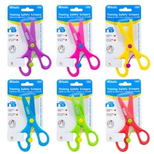 BAZIC 5" Kids Training Scissors, pack of 24