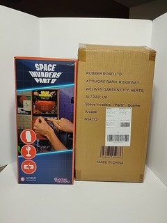 Numskull Space Invaders Part II Quarter Arcades  1/4 Scale Mini Arcade OPEN BOX