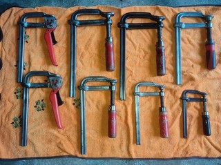 8 x Bessey Schraubzwingen Ganzstahl Zwinge Konvolut Hebelzwinge Schraubzwinge