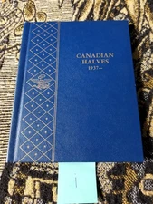 Whitman Album - Used / Pre-Owned - No Coins - Canadian Halves 1937-1967 - i