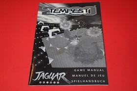 TEMPEST 2000 FOR ATARI JAGUAR CLEANED & TESTED WITH INSTRUCTION MANUAL!