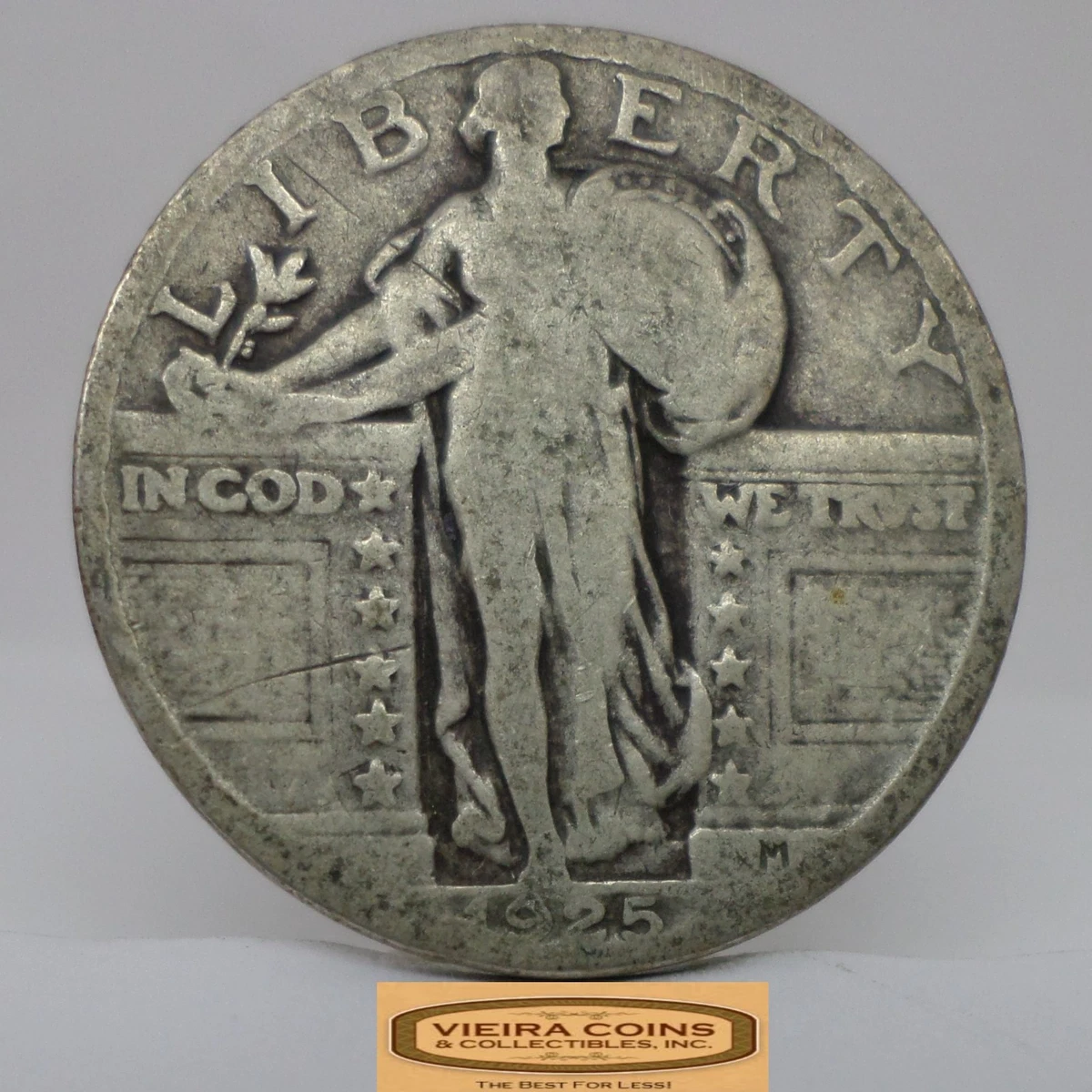 Silver 1925 Year Standing Liberty US Quarters (1916-1930) for sale