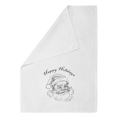 Geschirrtuch/Geschirrtuch ''Happy Holidays Vintage Santa'' weiß Baumwolle (TW00074561)