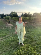 Indian formal Salwar suit / Anarkali dress - 2 piece outfit with scarf