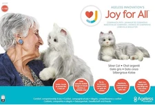 NIB Ageless Innovation Joy For All Companion Cat Silver/White Mitts 📦 Damage