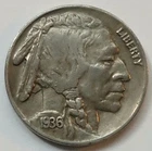 1936 D BUFFALO NICKEL, HIGH GRADE, SEE PICS