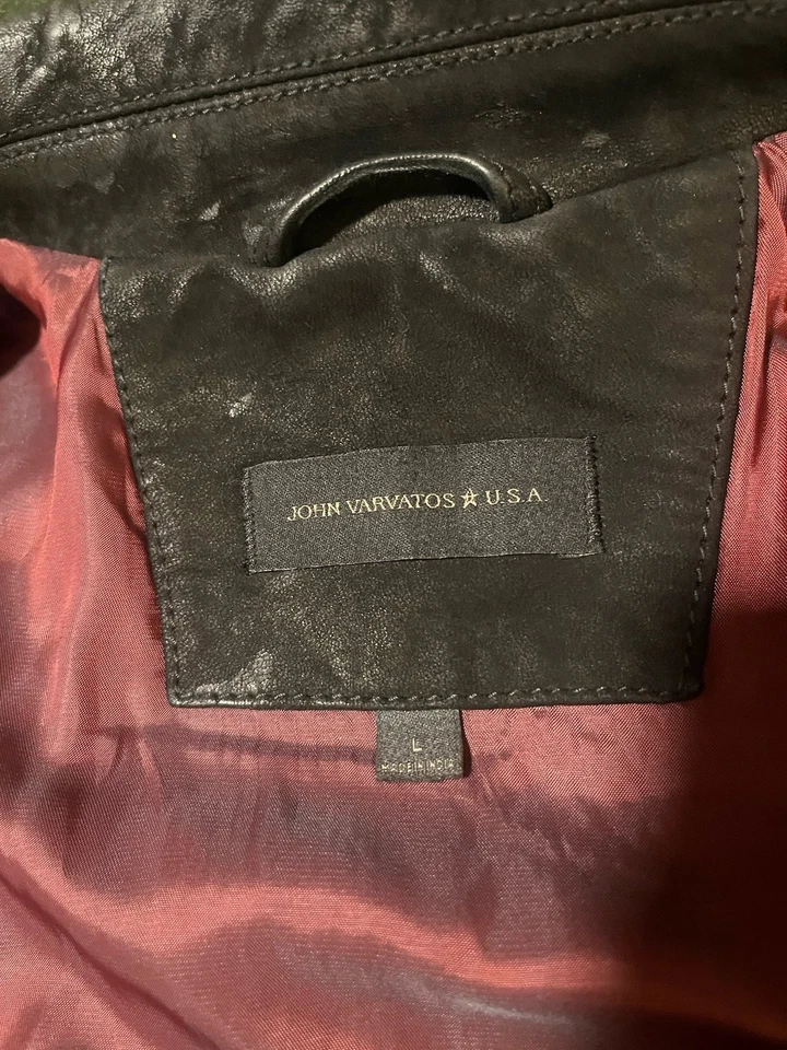 John Varvatos 100% sheep Leather Jacket Mens. EXTREMELY RARE. LIMITED EDITION🔥 - Image 4 of 4