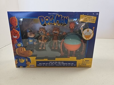 Supa Cat Dog Man Lil Petey Petey Grandpa & 80-HD Action Figure 5-Pack