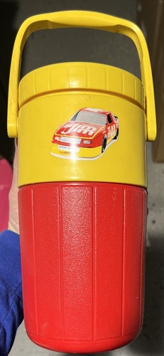 Vintage Coleman Slim Jim 1/2 Gallon Water Cooler Jug Thermos NASCAR #44 racing - Picture 4 of 4