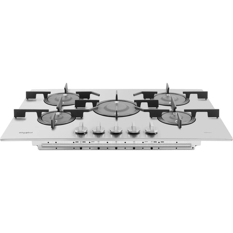 Whirlpool PMW75D2IXL Stainless Steel 75cm 5 Burner Gas Hob -**2 YEARS GUARANTEE - Image 2 of 4