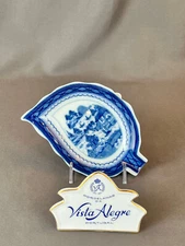 Mottahedeh CANTON BLUE Vista Alegre 6 ½” Small Leaf Dish: MINT