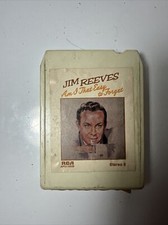 Jim Reeves Am I That Easy to Forget Country 8 Track Untested