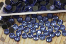 STRASS TERMOADESIVI SS16 4mm CRISTALLO azzurro trasparen hotfix quantita' scelta