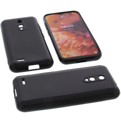 Hülle für Ulefone Note 8P Tasche Schutz Handytasche TPU Gummi Case Schwarz