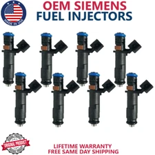X8 NEW OEM SIEMENS FUEL INJECTORS FOR 2005, 2006 Lincoln Navigator 5.4L V8