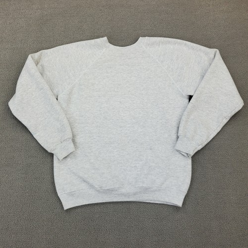 Vintage Sweatshirt Mens Large "Las Vegas" Gray Long Sleeve Sweatshirt USA Made - Picture 7 of 12