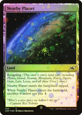 MTG 蒸気孔　英語版　ギャラクシーFoil  Unfinity Steam Vents-borderless - galaxy foil, Unfinity:Foil (UNF) Price