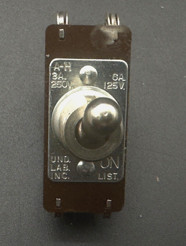 UND LAB 8534 Toggle Switch 2 POLE DOUBLE THROW ON ON NSN 5930-01-354 ...