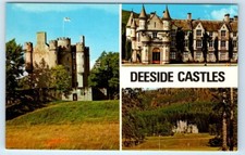 DEESIDE Castles Balmoral Braemar Invercauld multiview SCOTLAND UK Postcard