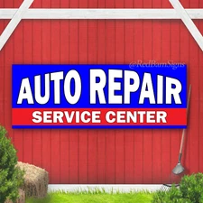 Auto Repair Service Center Indoor Outdoor Vinyl Banner Design