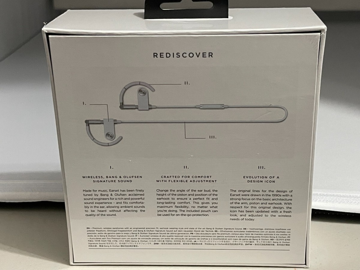 Bang & Olufsen B & O Earset Headphones Premium Wireless In-Ear