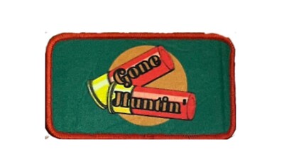 Gone Huntin' Hunting Shotgun Shells Patch