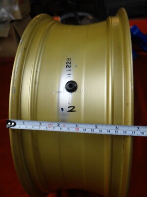 Rear Wheel, Gold, 2002-06 Kawasaki ZX-12R NINJA, 41073-1681-457, R