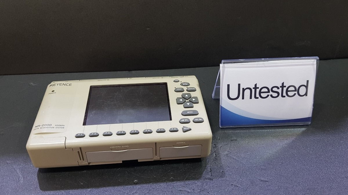 Keyence NR-2000: DATA ACQUISITION SYSTEM 400kHz, Untested Keyence NR-2000: DATA ACQUISITION SYSTEM 400kHz, Untested