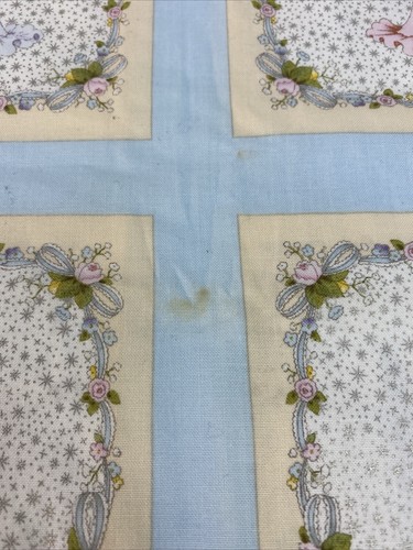 AMI Morehead For Elizabeth Studios Angel Fabric Panels Cotton 2 pcs M4107 16x44 - Picture 6 of 7