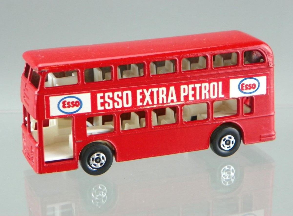 Vintage 1960s Matchbox Lesney No.74 Diecast Red Esso Extra Petrol