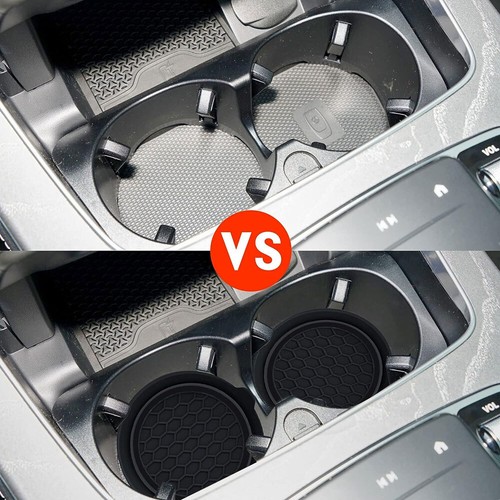 2PCS Car Cup Holder Anti Slip Insert Coaster Pad Mats Car Interior Accessories - Picture 7 of 9