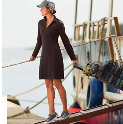 Athleta SP Long Sleeve Cassidy Athletic Dress Stretch Knit Athleisure Arm  Pocket | eBay