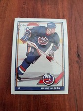 1991-92 OPC 3 CARDS SEALED PACK - WAYNE McBEAN TOP CARD/RICH SUTTER BOTTOM CARD