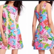 Lilly Pulitzer Target Women's Nosey Posie Sleeveless Round Neck Shift Mini Dress