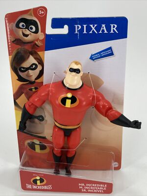 The Incredibles Mr. Incredible フィギュア Disney Pixar The Incredibles MR. INCREDIBLE Poseable Action Figure