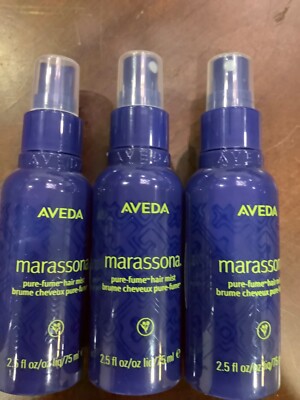 3*Aveda Marassona Pure-Fume Hair Mist Aroma Perfume Spray 2.5 oz. New w/o Box.