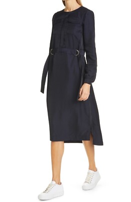 high neck long sleeve open back midaxi dress Sofia Open Back Satin Maxi Dress