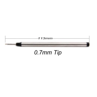 113mmx6mm 0.7mm Tip Rollerball Pen Refills for Mont Blanc 105159 German Ink M401