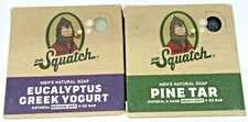 Dr. Squatch Soap Men's natural bar soap Fresh Falls scent, Lot of 2 5oz bars