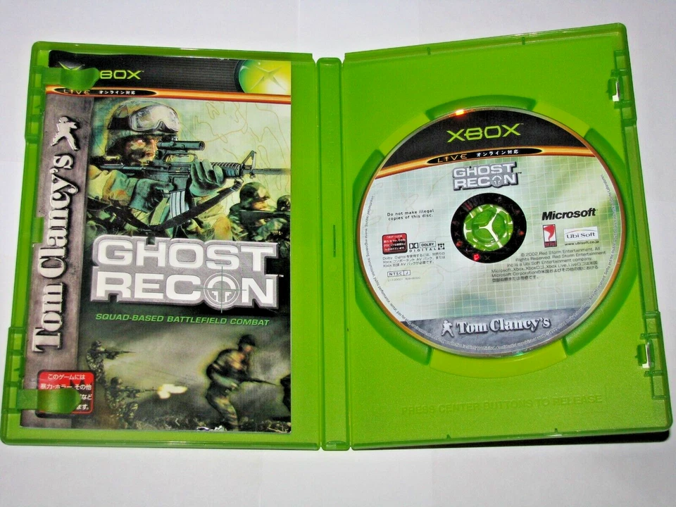 Tom Clancy's Ghost Recon (Japanese) Original XBox Japan import US Seller - Image 4 of 4