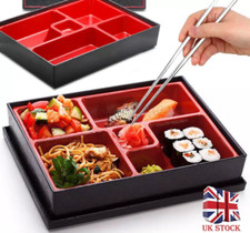 UK SELLER Japanese style Bento Box Lunch Box Reusable Sushi Catering